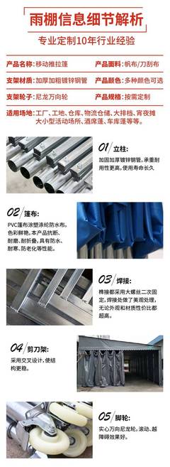 移动雨棚全解析 从大排档到电动停车蓬，打造灵活空间解决方案