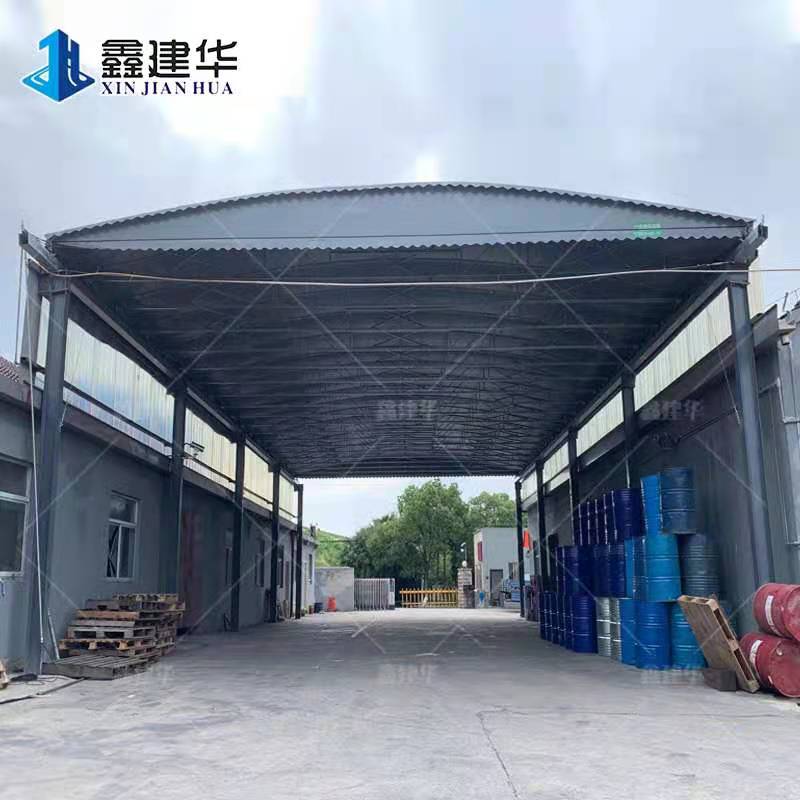 天津彩篷移动推拉雨棚 灵活空间的艺术，智能生活的选择